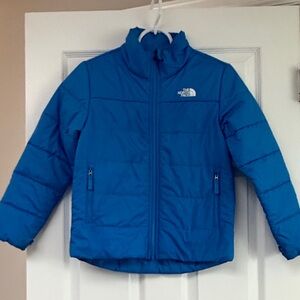 The North Face Kids' Blue Puffer Jacket size Medium 10/12 TNF